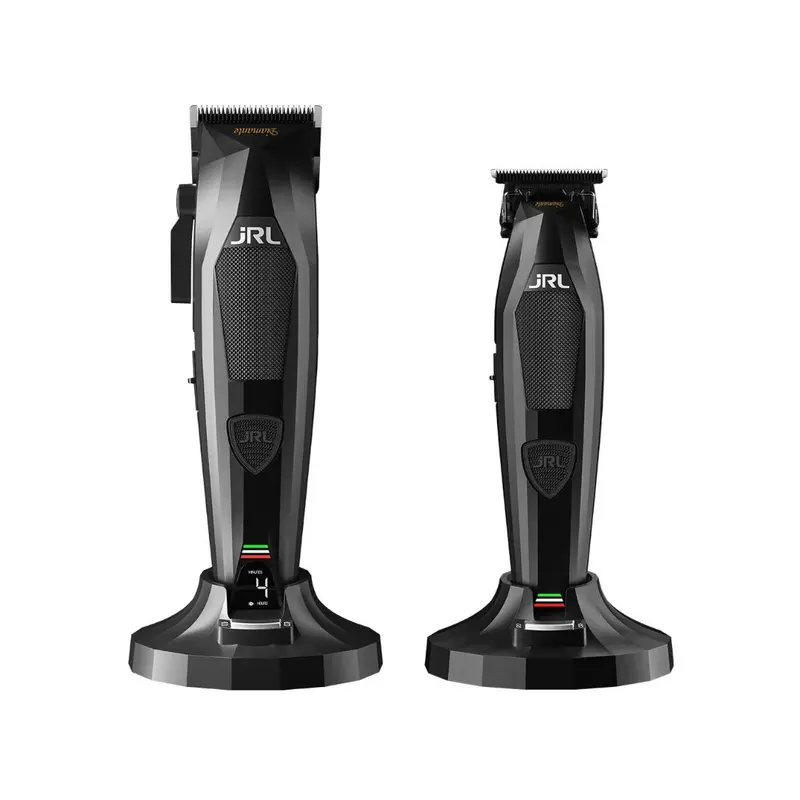 JRL Diamante Collection 2026 – Set Clipper + Trimmer Profesional Negro