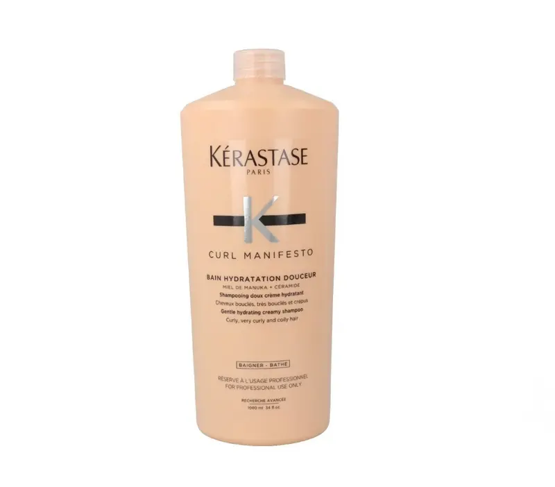 Kérastase – Curl Manifesto Bain Shampooing Crémeux Miel de Manuka & Céramide | Cheveux Bouclés 1000ml