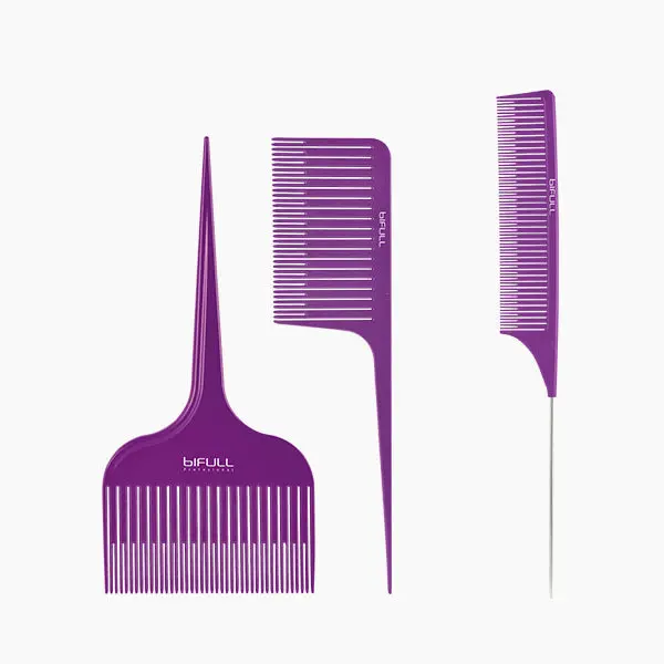 Kit Peine Mechas Babylight Violeta (Pack 3 Unids)