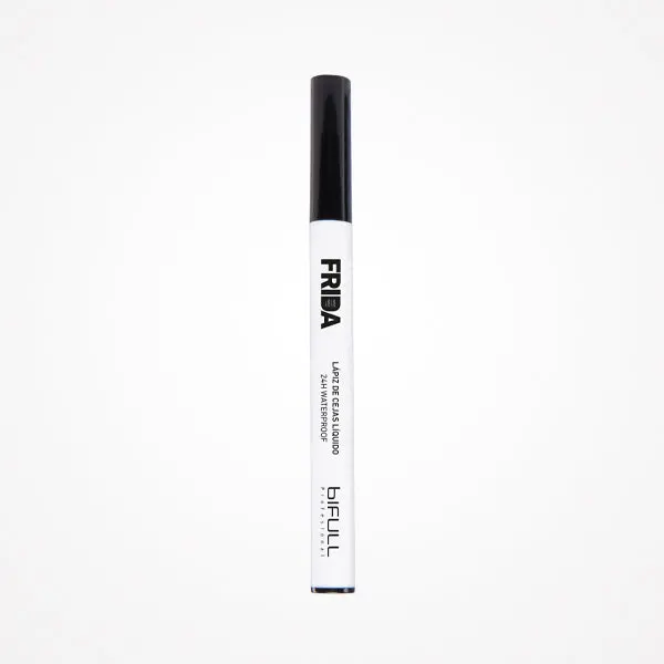 Lápiz De Cejas Líquido Frida 4 Puntas 24H Waterproof Negro Bifull