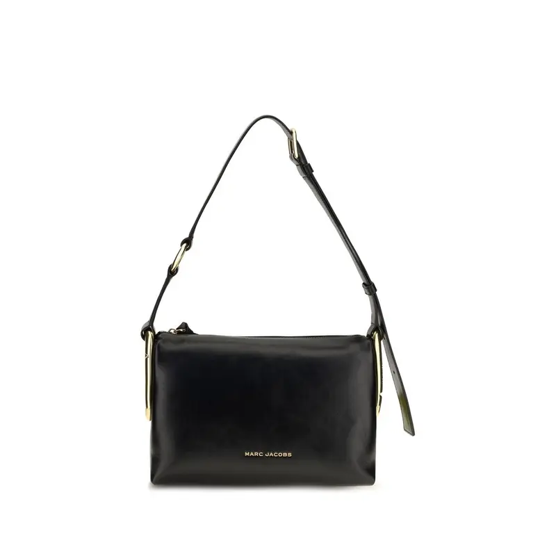 Marc Jacobs Black Calf Leather Bos Taurus Shoulder Bag
