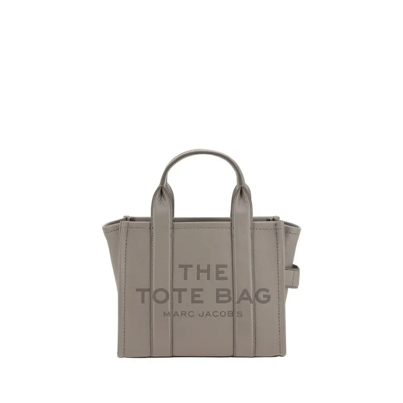 Marc Jacobs Gray Calf Leather Bos Taurus Handbag