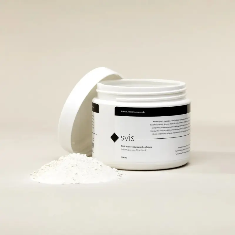 Mascarilla facial de Algas con Ácido Hialurónico Syis 500 ml | Hidratación Intensiva