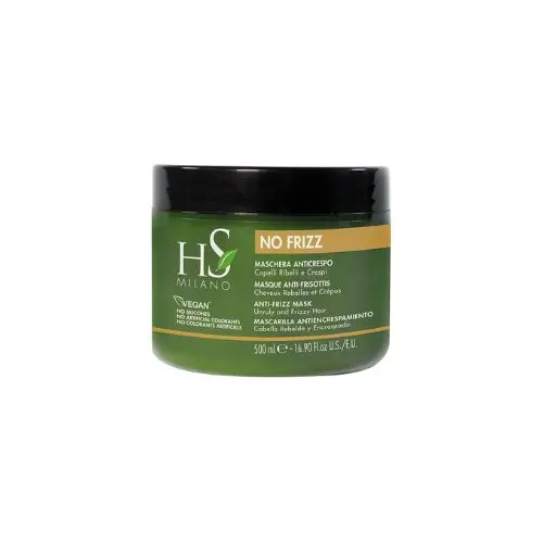 Mascarilla No Frizz cabello crespado Hs Milano 500ml
