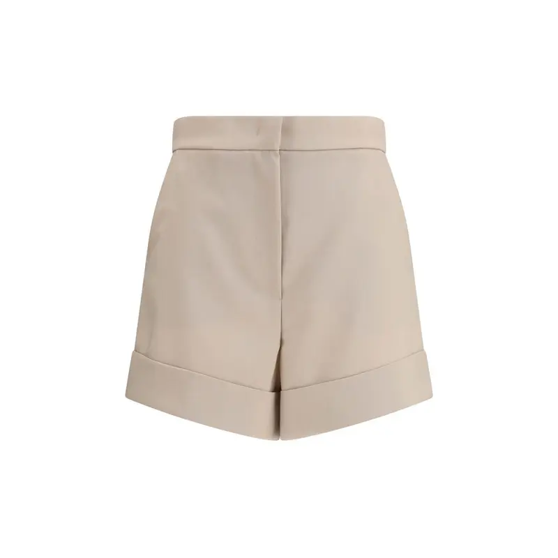 Max Mara Bicolor Wool Oves Aries Bermuda Shorts