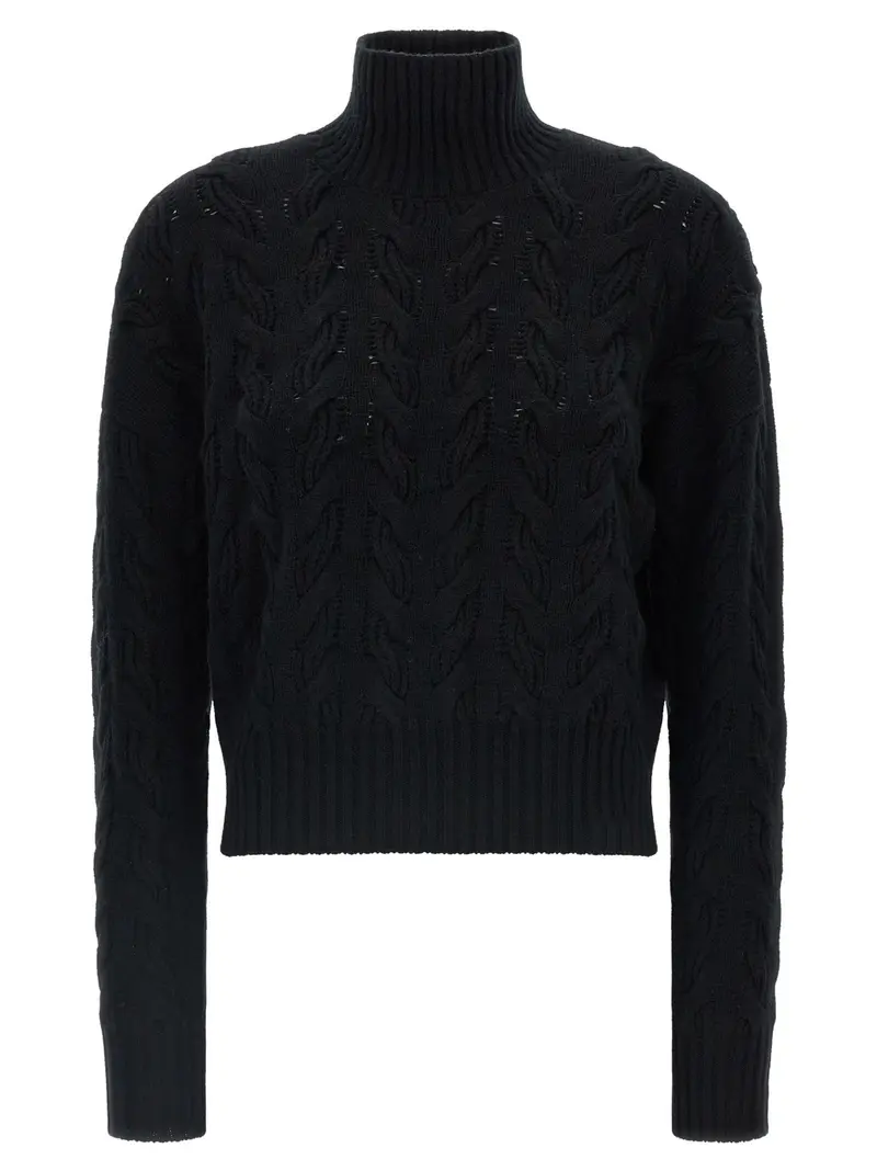 Max Mara Black Wool Cardigan