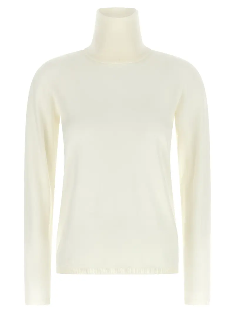 Max Mara White Virgin Wool Cardigan