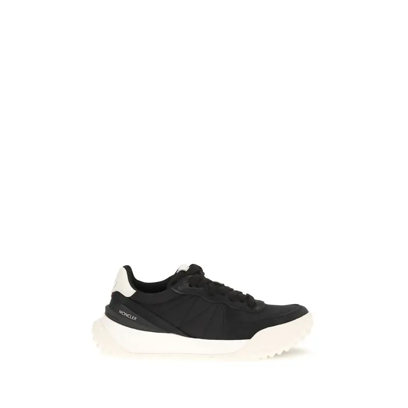 Moncler Black Polyamide Athletic Sneakers
