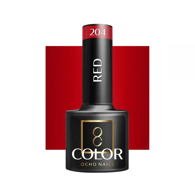 Ocho Nails esmalte semipermanente 204 red