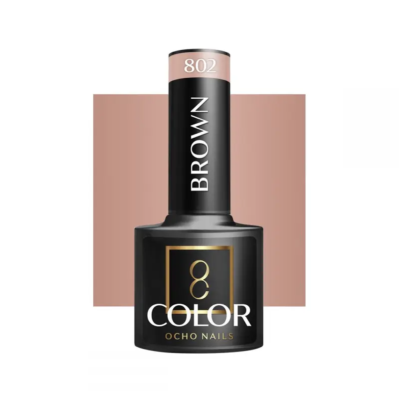 Ocho Nails esmalte semipermanente 802 brown