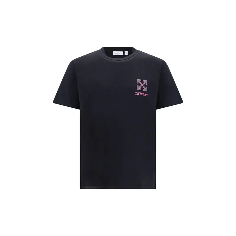 Off-White Black Cotton T-Shirt
