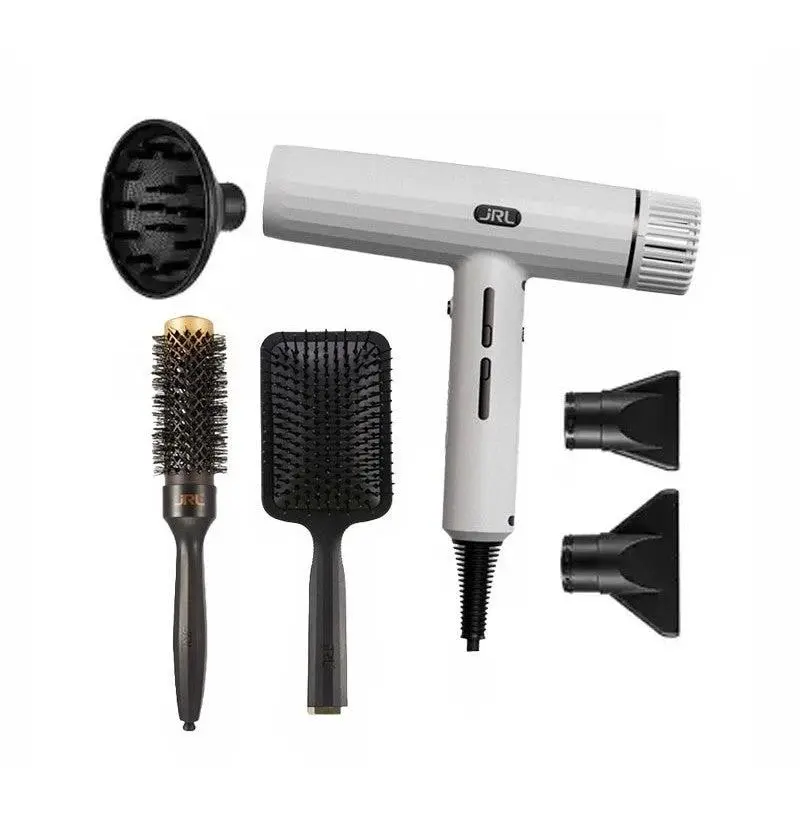 Pack Sèche Cheveux JRL Forte Pro Brushless avec 2 Brosses