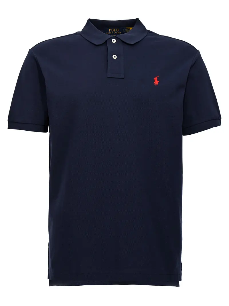 Polo Ralph Lauren Blue Cotton Polo Shirt