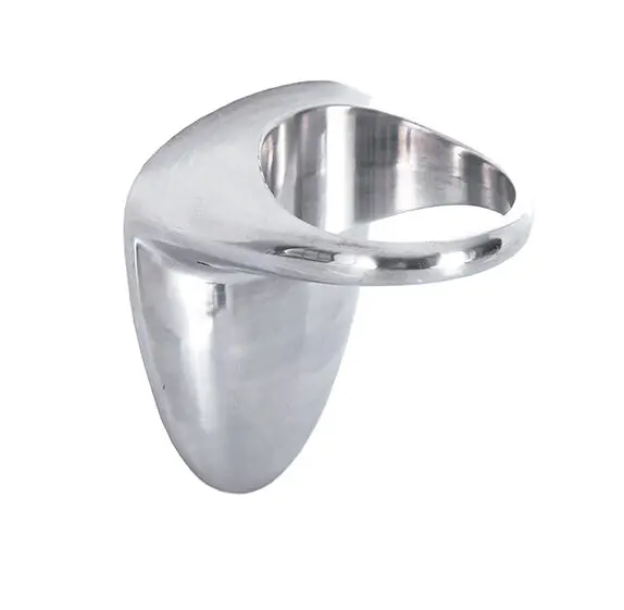 Porta Secador de Peluquería POLISH | Soporte Cromado de Doble Anillo Profesional
