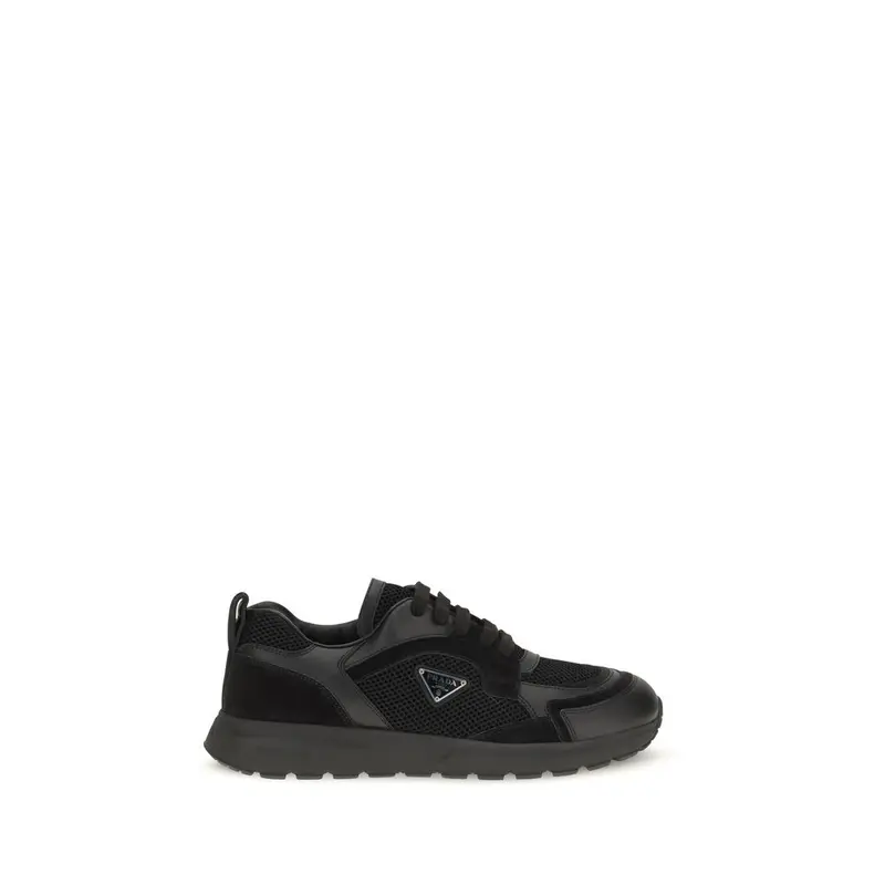 Prada Black Fabric Athletic Sneakers
