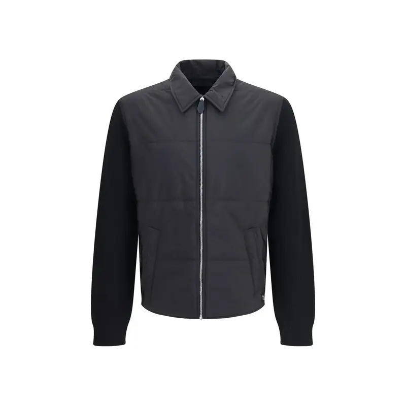 Prada Black Wool Oves Aries Full-Length Jacket