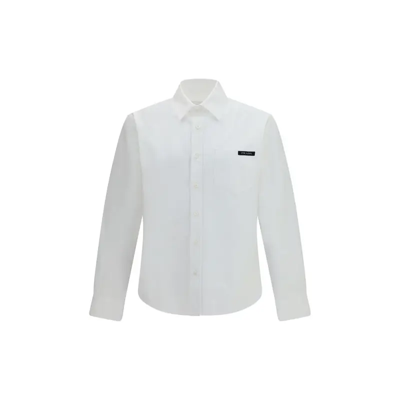 Prada White Cotton Dress Shirt
