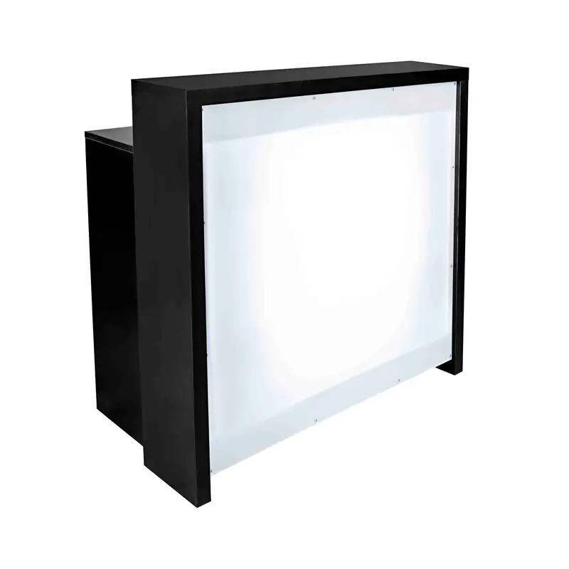 Recepción Jamaica con luz frontal y almacenaje