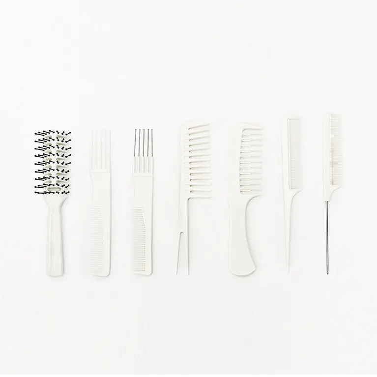 Set 7 Peines Y Funda Gea White Bifull