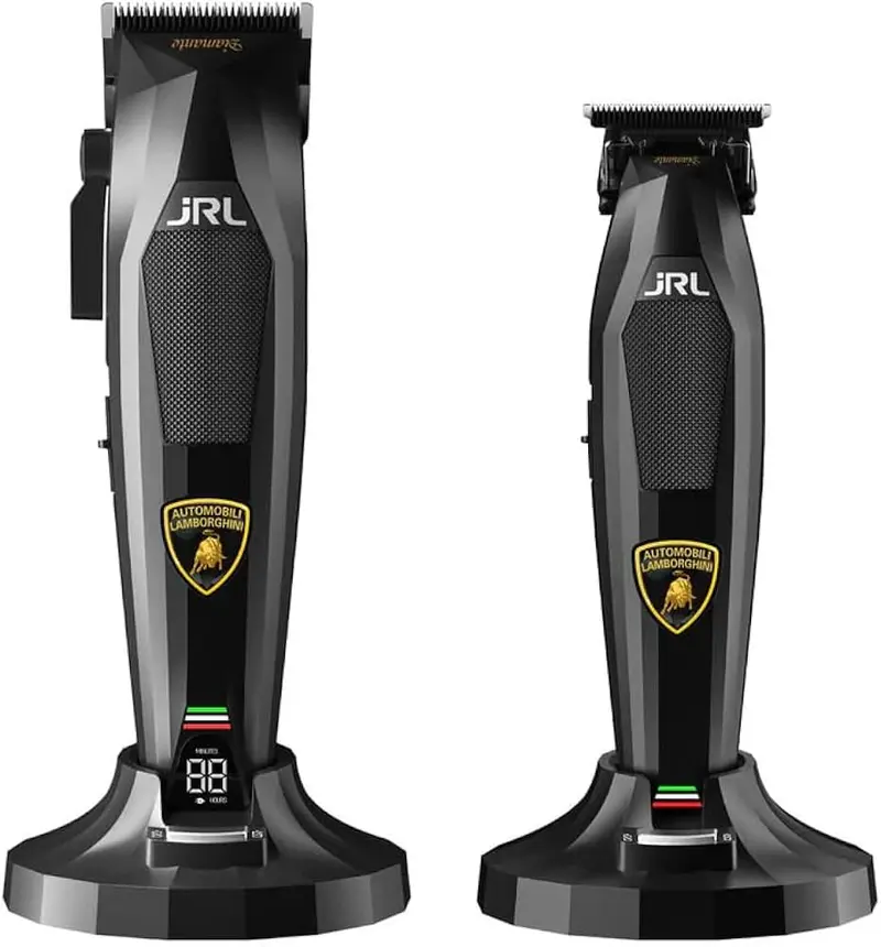 Set Profesional de Cortadora y Recortadora JRL x Lamborghini – Kit de Corte de Alto Rendimiento para Barbería