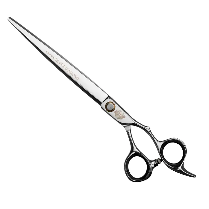 Tijera Corte Captain Cook 8" Silver Diamond con estuche
