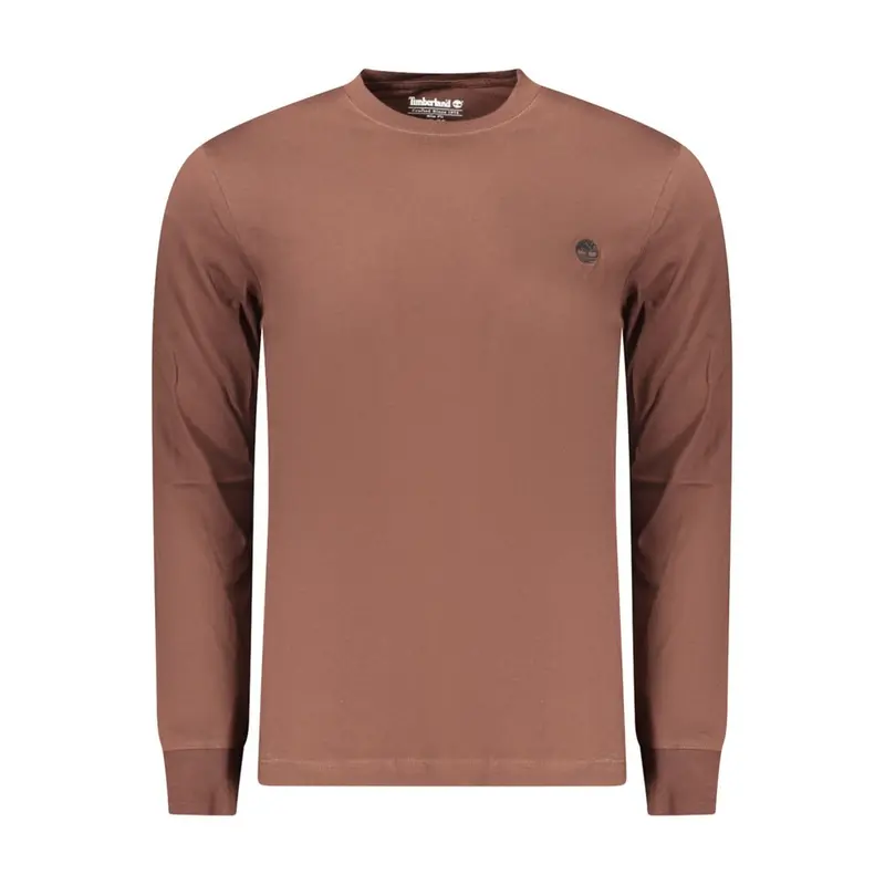 Timberland Brown Cotton Men's T-Shirt