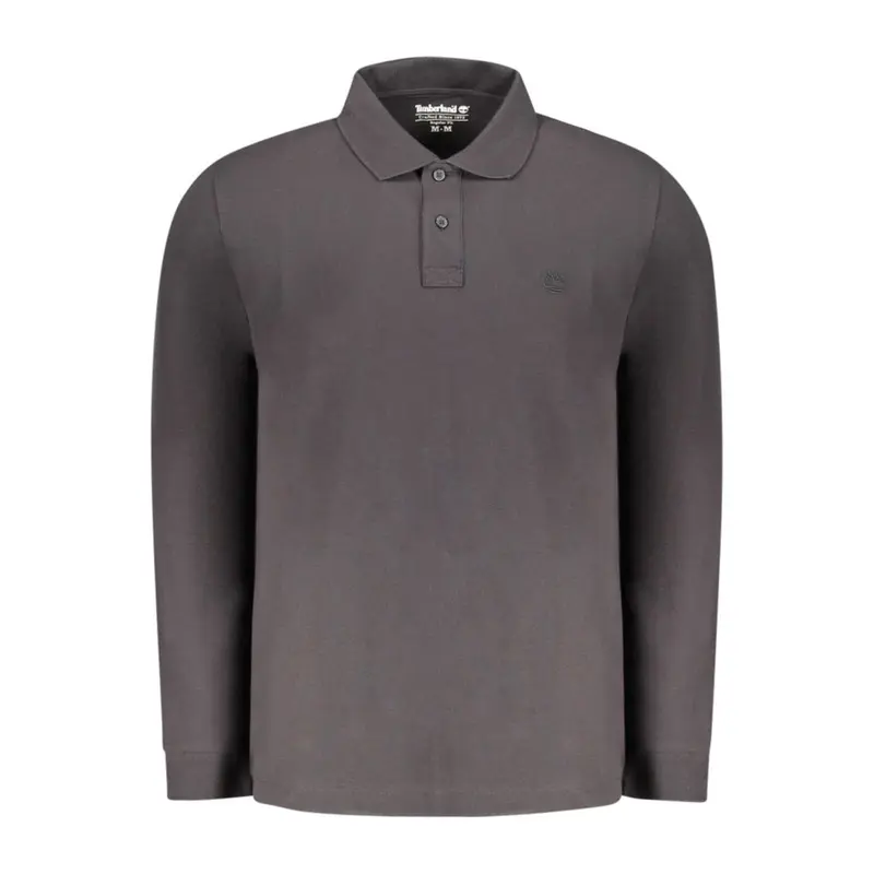 Timberland Nero Cotton Men's Polo