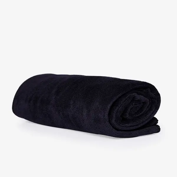 Toalla Ocean Dry Negra 80% Poliester 20% Poliamida Superabsorbente 45X85Cm
