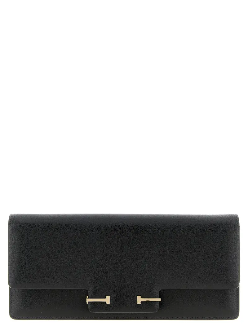 Tom Ford Black Goatskin Shoulder Bag
