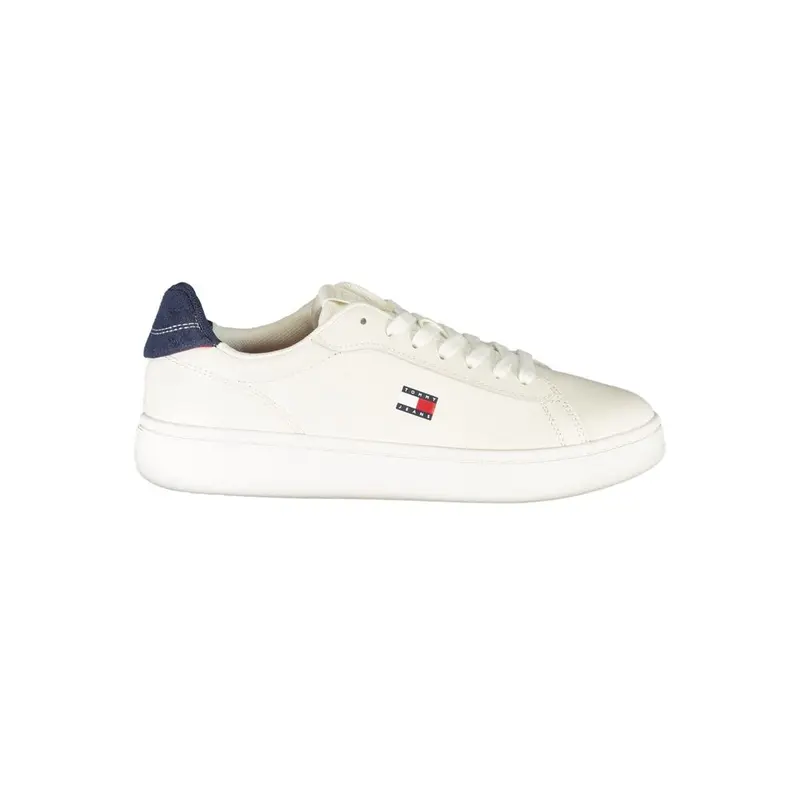 Tommy Hilfiger Bianco Polyurethane Women's Sneaker