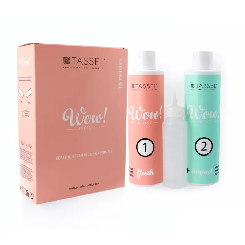 Tratamiento Capilar Wow Effect Tassel | 16 Tratamientos Reestructurantes Profesionales para Cabello Dañado