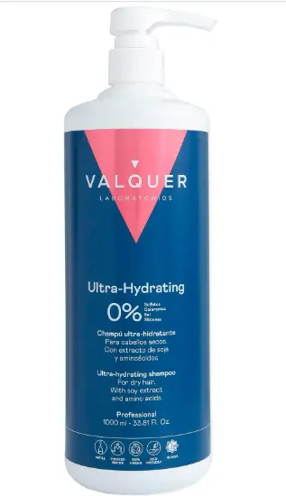 Valquer Champú Zero % Ultrahidratante Para Cabellos Secos - 1000 Ml. Válquer