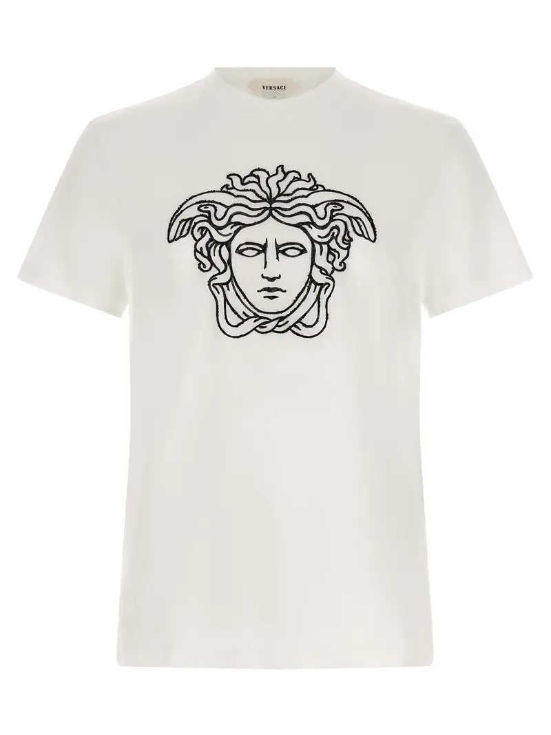 Versace Bicolor Cotton T-Shirt