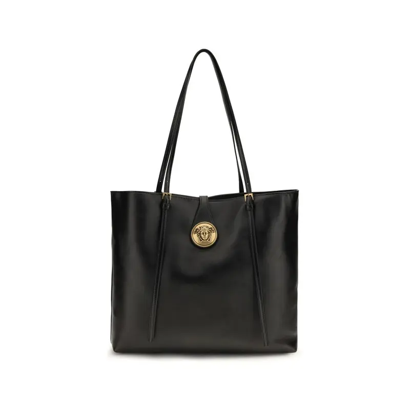 Versace Black Lamb Ovis Aries Shoulder Bag