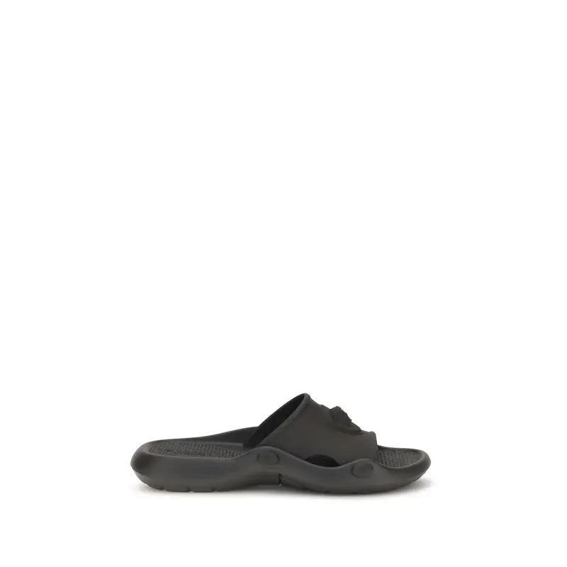 Versace Black Rubber Sandals