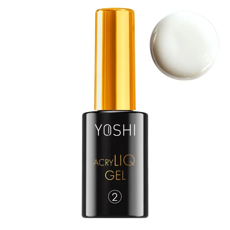 Yoshi Acrigel Líquido Nº2 Blanco 10ml - Sistema Gel-Acrílico Profesional